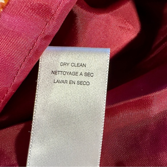 MICHAEL Michael Kors Pink & Orange Floral Print Button-Detail Shift Dress Sz 8P - Picture 13 of 16